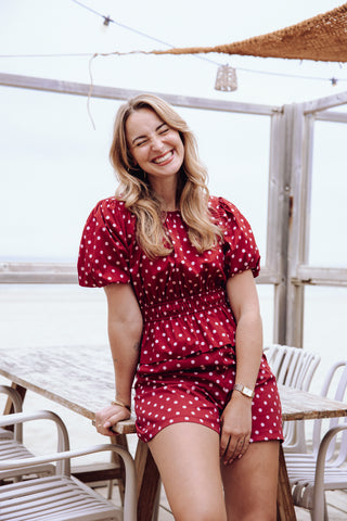 Meike Top - Bordeaux