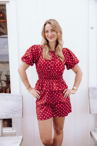 Meike Top - Bordeaux