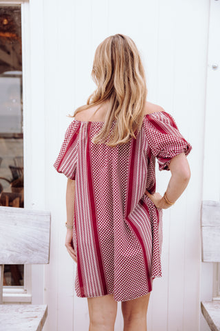 Mila Dress - Bordeaux