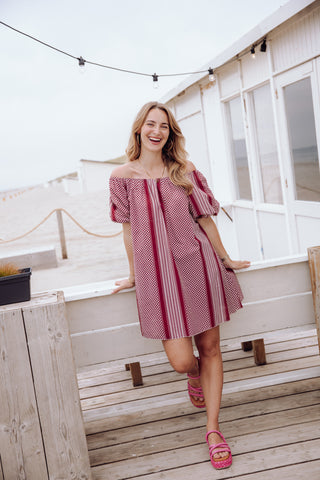 Mila Dress - Bordeaux
