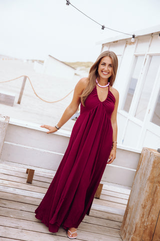 Merel Dress - Bordeaux