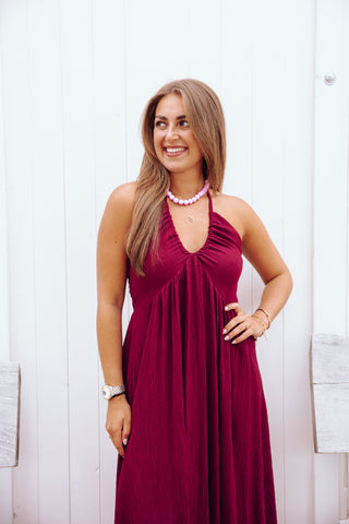Merel Dress - Bordeaux