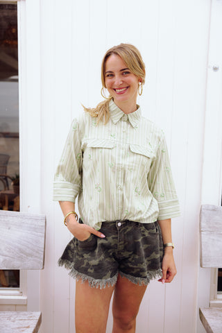 Maura Blouse - Groen