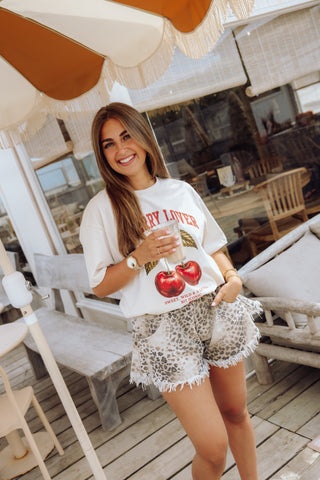 Vintage Fruits Tee - Creme