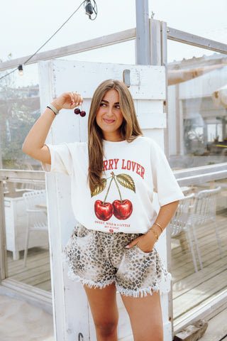 Vintage Fruits Tee - Creme