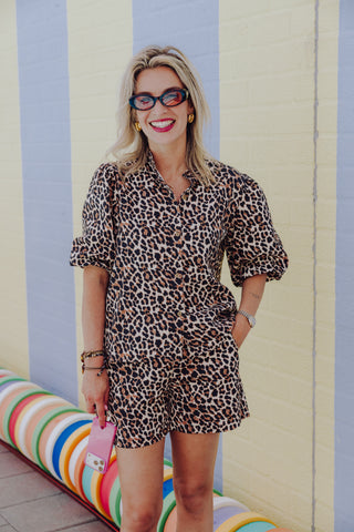 Naomi Blouse - Leopard