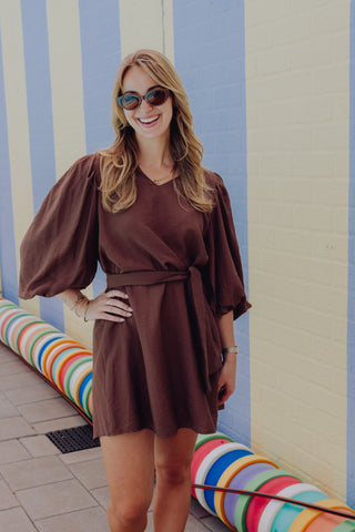 Nika Dress - Bruin
