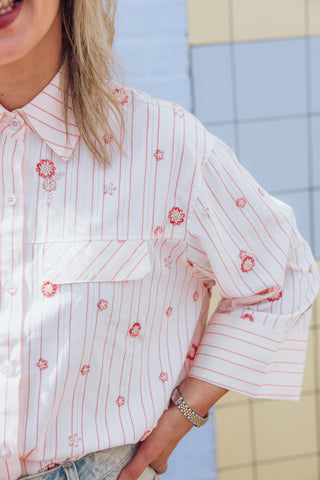 Maura Blouse - Lichtroze