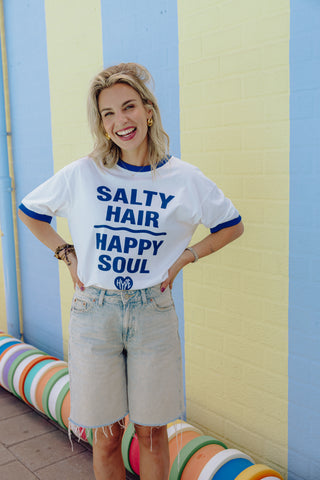 Feel Good Tee - Blauw