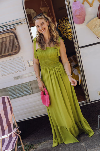 Paige Dress - Lime