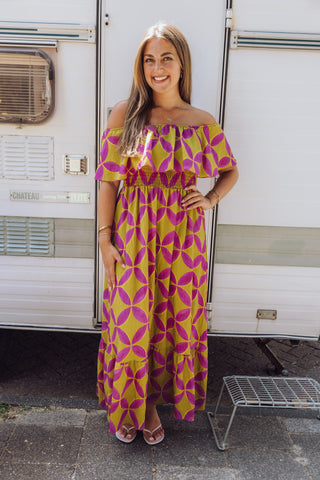 Paola Dress - Magenta