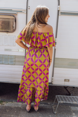 Paola Dress - Magenta