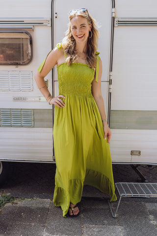 Paige Dress - Lime