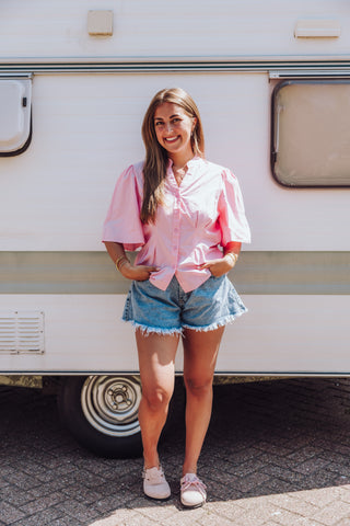 Priscilla Blouse - Roze