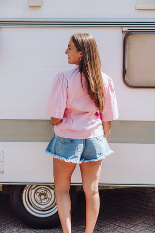 Priscilla Blouse - Roze