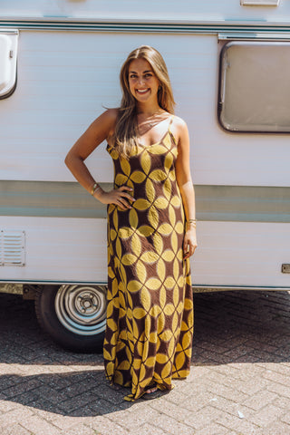 Pauline Dress - Bruin
