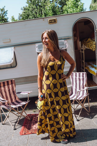 Pauline Dress - Bruin