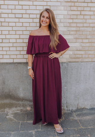 Romy Dress - Bordeaux