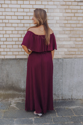 Romy Dress - Bordeaux