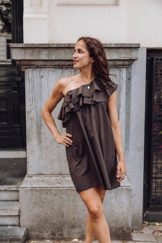 Sara Dress - Bruin