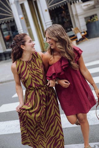 Sara Dress - Bordeaux