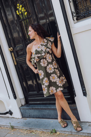 Janey Dress - Army