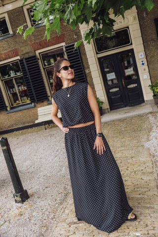 Kirsten Dot Set - Zwart