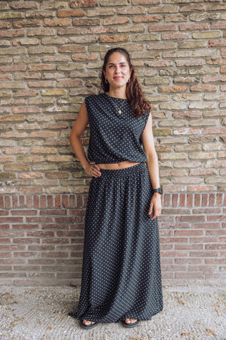 Kirsten Dot Set - Zwart