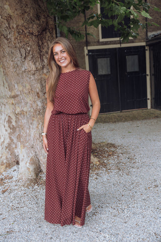 Kirsten Dot Set - Bordeaux