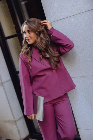 Wren Blazer - Magenta
