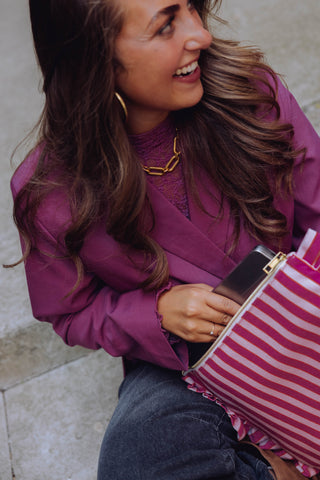 Wren Blazer - Magenta