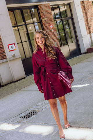 Wendy Dress - Bordeaux