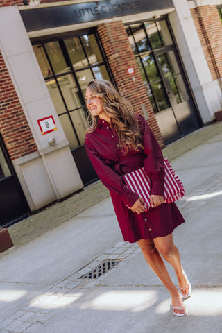 Wendy Dress - Bordeaux