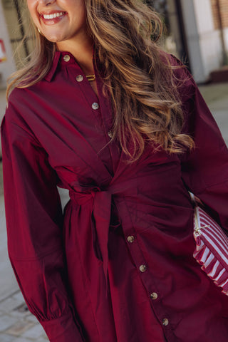 Wendy Dress - Bordeaux