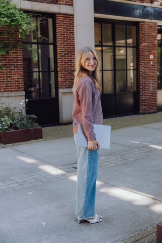 Willow Blouse - Bordeaux