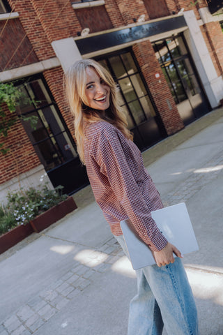 Willow Blouse - Bordeaux