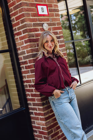 Thirza Jacket - Bordeaux