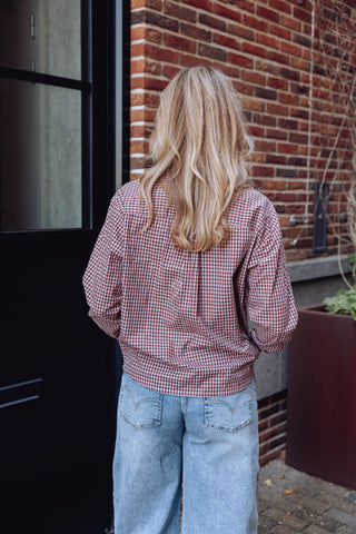 Willow Blouse - Bordeaux