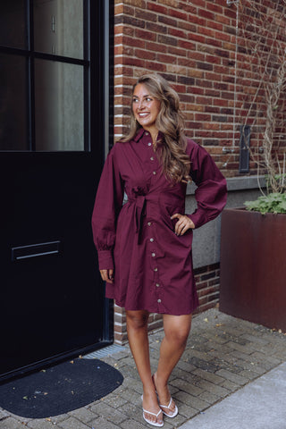 Wendy Dress - Bordeaux
