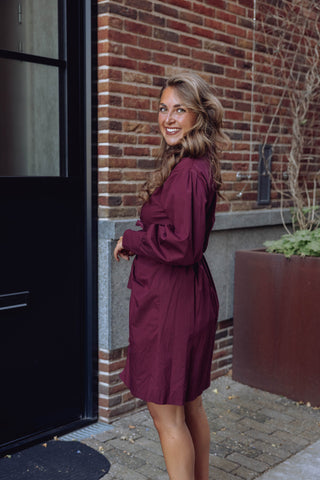 Wendy Dress - Bordeaux