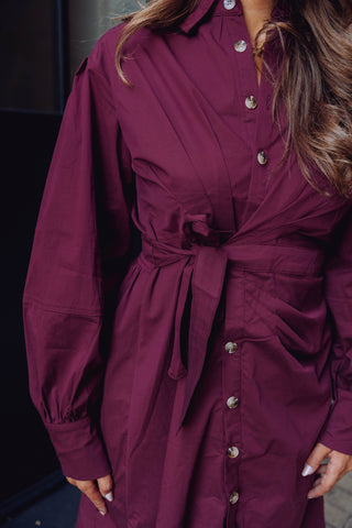 Wendy Dress - Bordeaux
