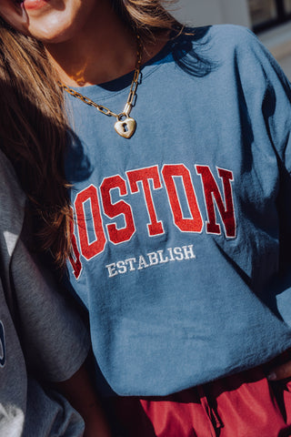 Boston Tee - Navy
