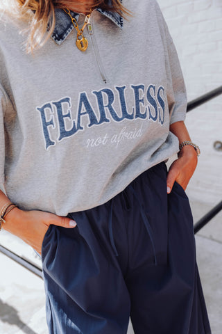 Fearless Tee - Grijs
