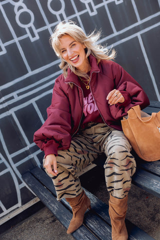 Anais Jacket - Bordeaux