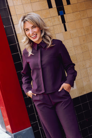 Joy Blouse - Bordeaux