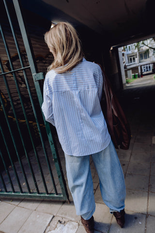 Cato Blouse - Lichtblauw