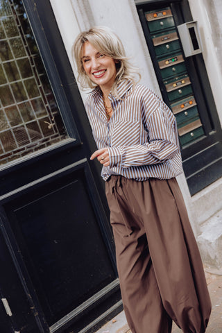 Cato Blouse - Bruin