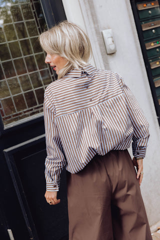 Cato Blouse - Bruin