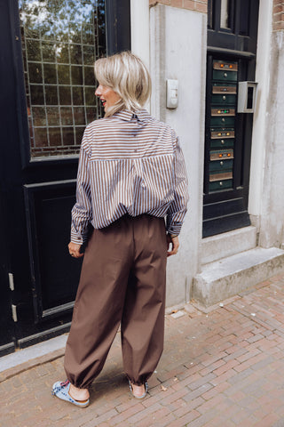 Cato Blouse - Bruin