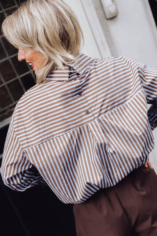 Cato Blouse - Bruin